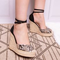 Sandały na koturnie (36-41/12P)