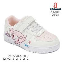 APAWWA_Buty sportowe na rzepy dziewczynka (26-31/12P)