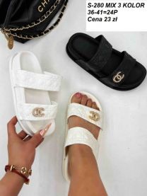 Klapki basenowe damskie (36-41/24P)