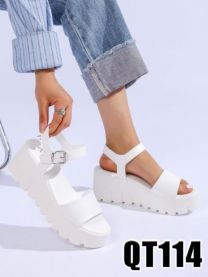 Sandały na koturnie (36-41/12P)