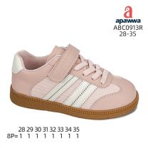 Buty sportowe na rzepy dziewczynka (28-35/8P)