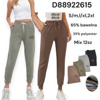 Spodnie dresowy damskie (S-2XL/12szt)