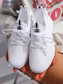 buty sportowe wiązane damskie (36-41/12P)