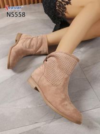 OCIEPLANE_Botki na płaskim (36-41/12P)