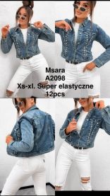 Kurtki jeansowe damskie (XS-XL/12szt)