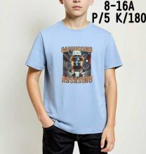 Bluzki chłopięce na krótki rękaw (8-16LAT/10szt)