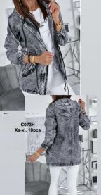 Kurtki jeansowe damskie (XS-XL/10szt)