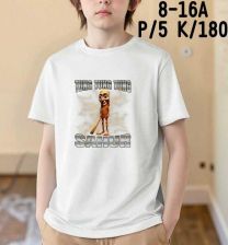 Bluzki chłopięce na krótki rękaw (8-16LAT/10szt)