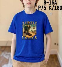 Bluzki chłopięce na krótki rękaw (8-16LAT/10szt)