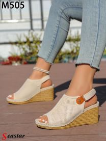 Sandały na koturnie (36-41/12P)