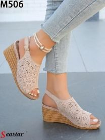 Sandały na koturnie (36-41/12P)