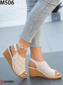 Sandały na koturnie (36-41/12P)