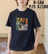 Bluzki chłopięce na krótki rękaw (8-16LAT/10szt)