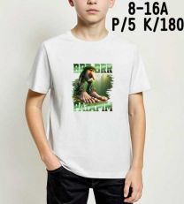 Bluzki chłopięce na krótki rękaw (8-16LAT/10szt)