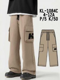 Spodnie bojówki chłopięce (4-12LAT/10szt)