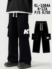 Spodnie bojówki chłopięce (4-12LAT/10szt)