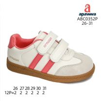 Buty sportowe na rzepy dziewczynka (26-31/12P)