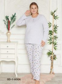 Piżama damska Turecka (XL-4XL/4kpt)