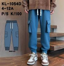 Spodnie bojówki chłopięce (4-12LAT/10szt)