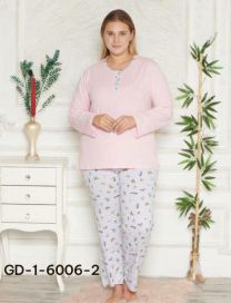 Piżama damska Turecka (XL-4XL/4kpt)
