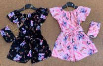 Sukienka dziewczęca krótki rękaw (2-12LAT/6szt)