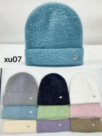 Czapki damskie Jesień Zima (uniwersalny/12szt)