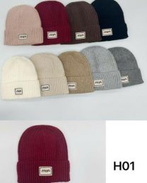 Czapki damskie Jesień Zima (uniwersalny/12szt)