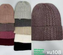 Czapki damskie Jesień Zima (uniwersalny/12szt)