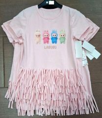 Bluzka dziewczęca krótki rękaw (4-14lat/6szt)