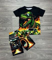 Komplet chłopięcy krótki rękaw (2-8LAT/5kompletów)