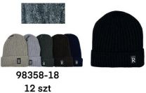Czapki Męskie Zima (uniwersalny/12szt)