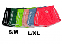 Szorty damskie materiałowe (S-XL/12szt)
