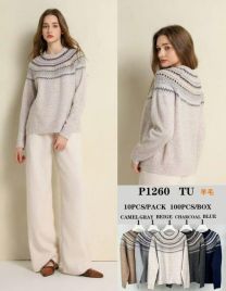 Swetry damskie (Uniwersalny/10 szt)