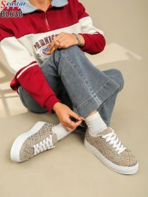 buty sportowe wiązane damskie (36-41/12P)