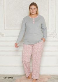 Piżama damska Turecka (XL-4XL/4kpt)