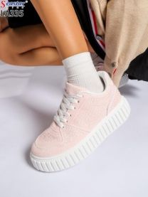 buty sportowe wiązane damskie (36-41/12P)