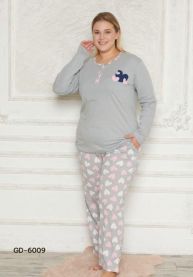 Piżama damska Turecka (XL-4XL/4kpt)