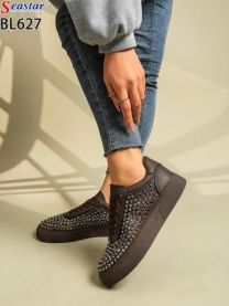 buty sportowe wiązane damskie (36-41/12P)