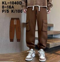 Spodnie bojówki chłopięce (8-16LAT/10szt)