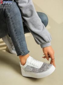 buty sportowe wiązane damskie (36-41/12P)