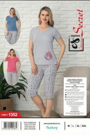Piżama damska Turecka (M-2XL/12kompletów)