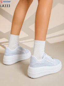 buty sportowe wiązane damskie (36-41/12P)