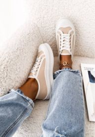 Trampki wiążane damskie(36-41/12P)