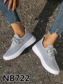 buty sportowe wiązane damskie (36-41/12P)