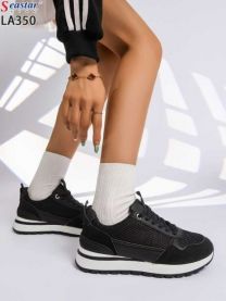 buty sportowe wiązane damskie (36-41/12P)