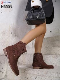 Botki na płaskim (36-41/12P)