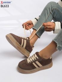 buty sportowe wiązane damskie (36-41/12P)