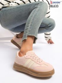 buty sportowe wiązane damskie (36-41/12P)