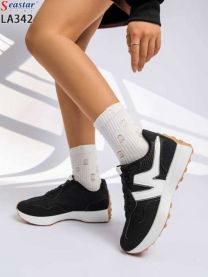 buty sportowe wiązane damskie (36-41/12P)