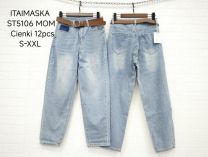 Spodnie Jeans damskie (S-2XL/12szt)